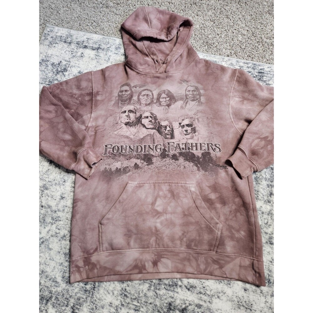 The Mountain  Founding Fathers Hoodie Size Medium Tie Dye Sweatshirt Medium